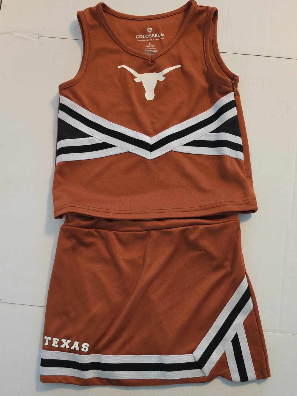 Kids Texas Longhorns Cheer Set in Burnt Orange